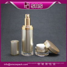 SRS 30ml 50ml recipientes cosméticos de pressão de plástico acrílico